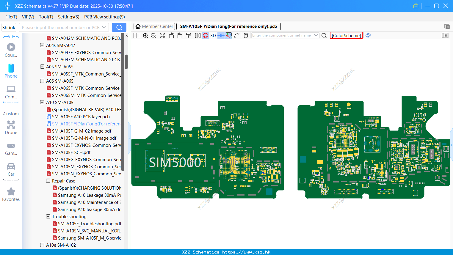 Samsung SM-A105F bitmap(For Reference Only)